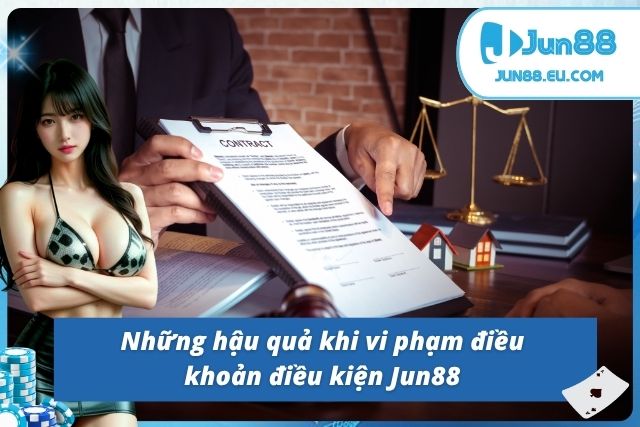 Những hậu quả khi không tuân thủ quy định tại Jun88